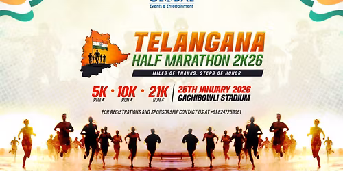Telangana Half Marathon 2K26