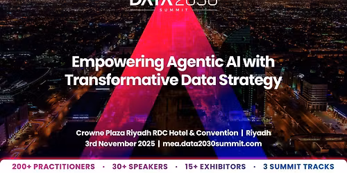 Data 2030 Summit MEA