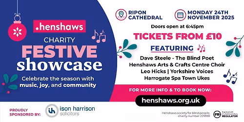 Henshaws Charity Festive Showcase
