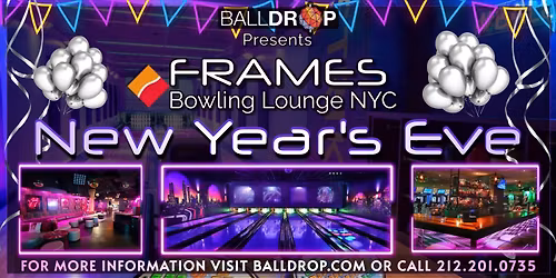 Frames Bowling Lounge Times Square New Years Eve