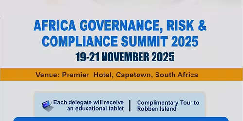Africa Governance Risk and Compliance Summit \ud83c\udf1f