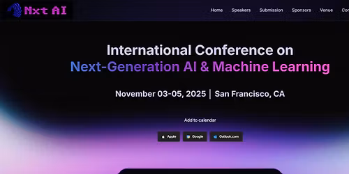 International Conference on Next-Generation AI & Machine Learning