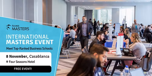 international Masters Fair in Casablanca on 8 November, Saturday!