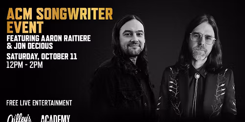 ACM Songwriter Event at Choctaw Music Fest 
