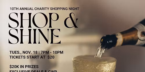 Willowbrook SHOP & SHINE Charity Shopping Night
