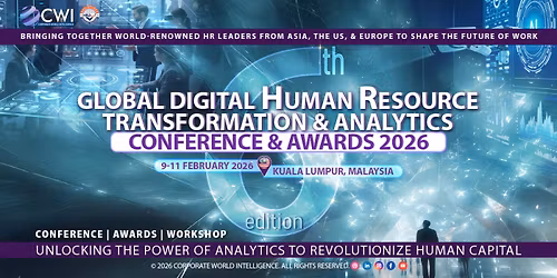 6th Edition Global Digital Human Resource Transformation and Analytics Conference and Awards 2026