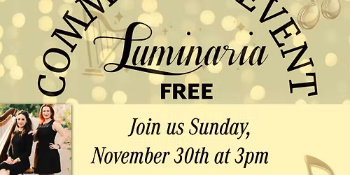 Luminaria Concert - Communitywide Holiday Invitation