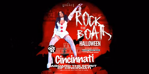 ROCK THE BOAT CINCINNATI 3rd ANNUAL HALLOWEEN BOAT RIDE 2025