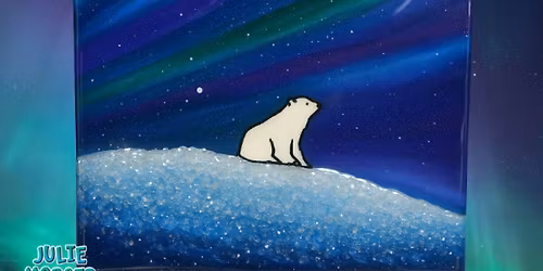 Polar Bear Resin Painting Class ~ADVANCED RESERVATION REQUIRED