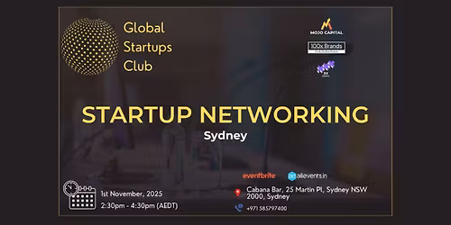 STARTUP NETWORKING Sydney Australia 2025