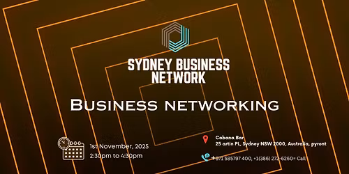 Business Networking Sydney Australia 2025