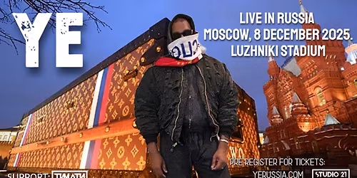 KANYE WEST | YE - LIVE IN RUSSIA. MOSCOW, 8 DECEMBER 2025. (LUZHNIKI ARENA)