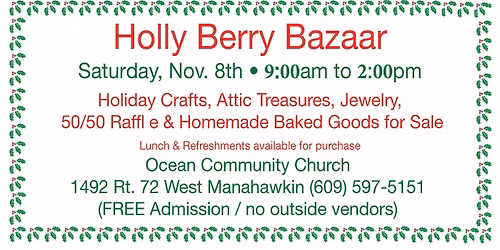 Annual Holly Berry Bazaar