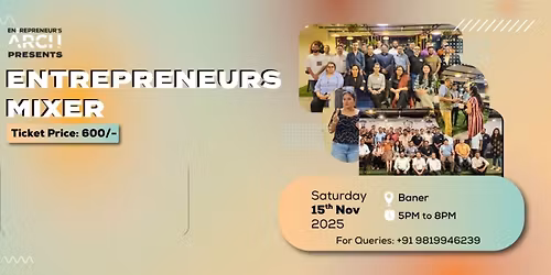 Entrepreneur's Mini-Mixer (Pune)