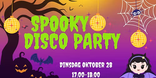 Spooky Disco Party For Kids\/ Gratis for Ooievaarpas
