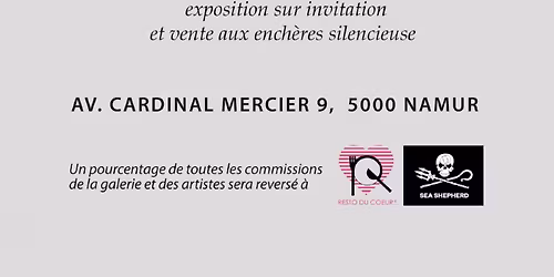 VERNISSAGE. Pandora \u2013 Exposition et vente aux ench\u00e8res silencieuse  