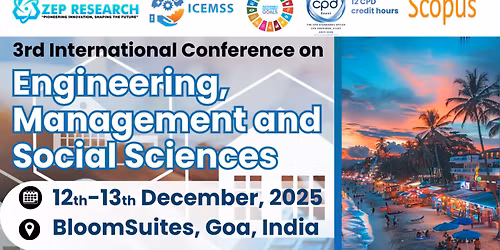 2nd International Conference on Applied Science, Engineering & Management