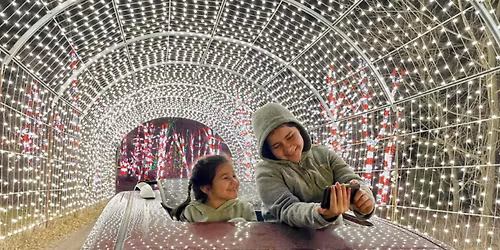 Holiday Lights and Santa's Village