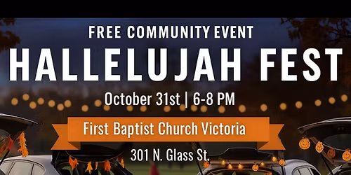 Hallelujah Festival (Trunk or Treat)