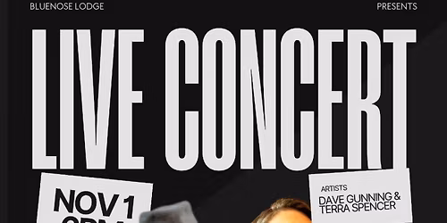 Dave Gunning & Terra Spencer Concert