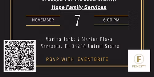 A Night For Hope Family Services: Sarasota FemCity Gatsby Gala!