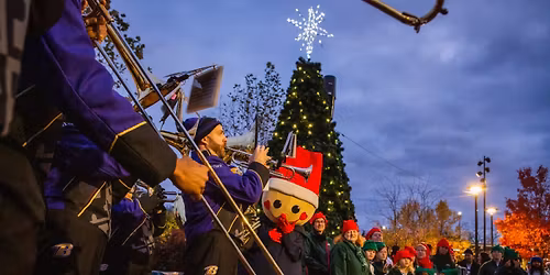 Tree Lighting Ceremony at Christmas Village in Baltimore