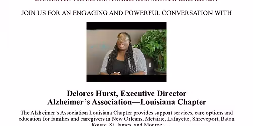 EBRPPRC Domestic Violence Awareness Breakfast