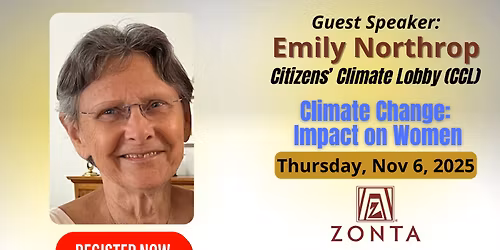 Climate Change & Its Impact on Women (Zonta Club of Birmingham)