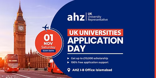 UK Universities Application Day @ AHZ Islamabad Regional Office