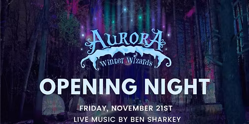 Opening Night At Glenlore Trails' Winter Spectacular "Aurora: Winter Wizards"!