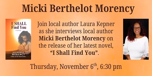 Author Talk with Micki Berthelot Morency