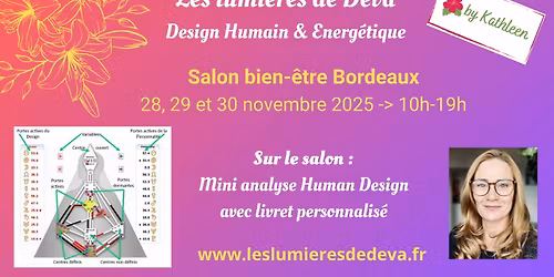 Salon bien-\u00eatre Bordeaux - Design Humain \/ Human Design