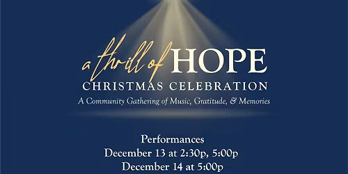 A Thrill of Hope Christmas Celebration