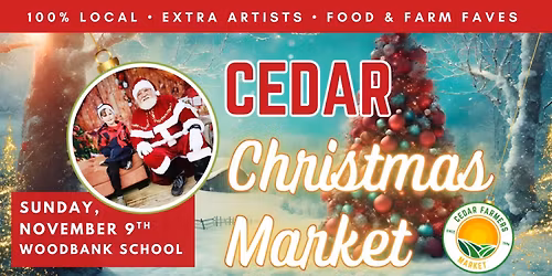 Cedar Christmas Market - by the Cedar Farmers Market!