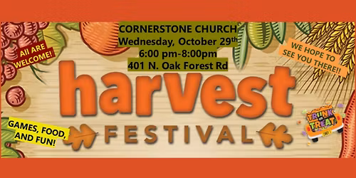 Cornerstone Church Harvest Festival