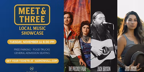 Meet & Three Local Music Showcase
