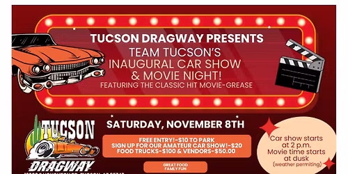 Tucson Dragway Car Show & Movie Night