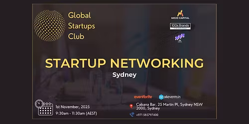 GLOBAL STARTUPS CLUB l STARTUP NETWORKING Sydney Australia 2025