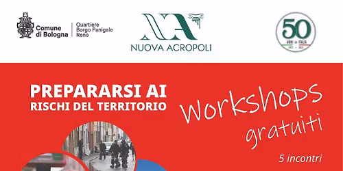\u201cPrepararsi ai rischi del territorio\u201d Workshops gratuiti