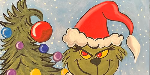 Grinchmas Brushes And Brews Paint Night