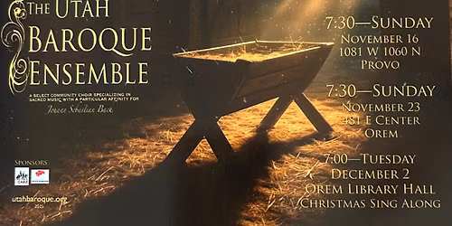 Christmas Sing-A-Long by the Utah Baroque Ensemble