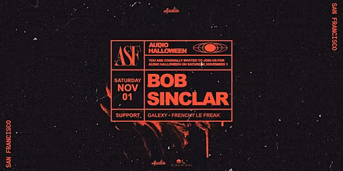 Audio Halloween w\/ Bob Sinclar