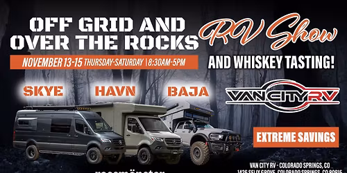 Off Grid and Over the Rocks - Van City RV\u00a0