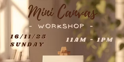 Mini Canvas Workshop by Vizhi Handicrafts