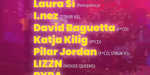 \/\/GL\u00dcHWEINGARTEN x F*CD x STAUB XS x HOUSE QUEENS x femquency