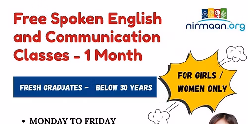 FREE English & Communication Training for Girls