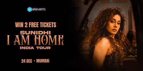 Sunidhi Chauhan - I Am Home India Tour 2025-26
