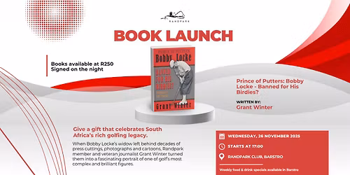 Book Launch: Prince of Putters by Grant Winter