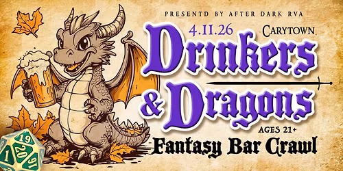 Drinkers & Dragons Fantasy Bar Crawl (Carytown, VA)