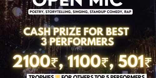 Open Mic In Chandigarh - Poetry, Storytelling, Singing, Standup Comedy - Events in Chandigarh
